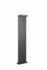 Słupek ogrodowy LED kolor antracyt aluminiowy minimalistyczny klasyczny uniwersalny czujnik ruchu i zmierzchu ściemnialny BLYDE HYBRID IP65 453569142 Trio
